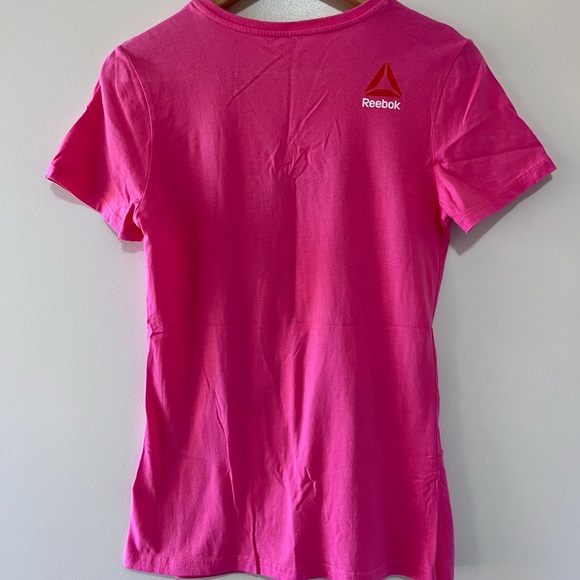 Reebok pink cotton T-shirt size small - Picture 4 of 5